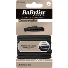 Babyliss Fedtet hår Hårprodukter Babyliss Sort hårelastik 9 stk. anti-glid
