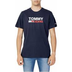 Tommy Hilfiger Rød T-shirts & Toppe Tommy Hilfiger Pure Organic Cotton Logo T-Shirt DEEP CRIMSON