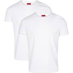 Hugo Boss Herre - S Overdele Hugo Boss Round Neck T-Shirts 2-Pack M - White
