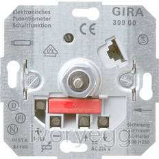 Gira Signallamper Gira 030900 Dimmer Lysdæmper & Switch Indbygget Metallic (030900)