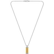 HUGO BOSS Dogtag Necklace - Silver/Gold
