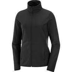 Dame - Polyester - Skiløb Overtøj Salomon Outrack Full Zip Middle Layer Women's - Black