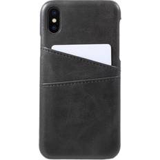 Universal Aluminium Mobiltilbehør Universal Card Holder Leather Case for iPhone X/XS