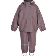 Pink - Termojakker Mikk-Line Rainwear Jacket And Pants - Twilight Mauve (33144)