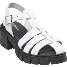 Sandaler med hæl Bianco Biafabiana Multi Strap Sandal Kvinde Flade Sandaler hos Magasin