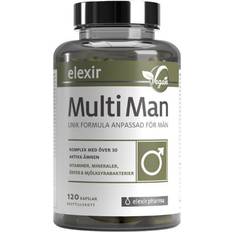 Ingefær Vitaminer & Mineraler Elexir Pharma Multi Man 120 stk