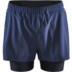 Gul Bukser & Shorts Craft Sportswear Advanced Essence 2-in-1 Stretch Løbeshorts Herre