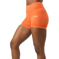 Dame - Nylon - Orange Bukser & Shorts ICANIWILL Scrunch V-Shape Tight Shorts Women - Orange