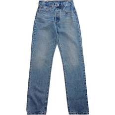 Levi's 32 - Bomuld - Dame Jeans Levi's 501 Crop Jeans - Jazz Pop /Blue