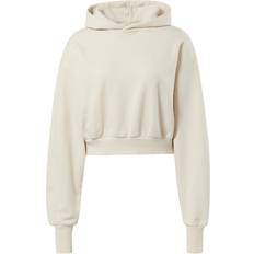 Reebok Dame - Hoodies Sweatere Reebok cropped hoodie in off CREAM