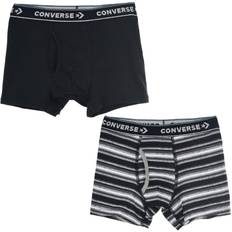 Converse Slim Tøj Converse Boxershorts 2-pak Sort/Gråstribet 10-12 år (140-152) Boxershorts