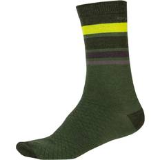 Endura Træningstøj Undertøj Endura BaaBaa Merino Stripe Socks M - Forest Green