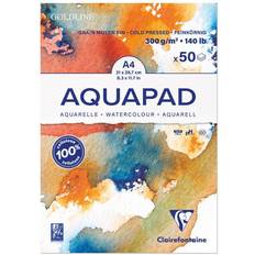 Clairefontaine Goldline Aquapad A4 300gm 50 sheets
