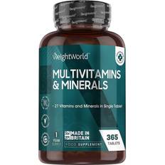 WeightWorld Multivitamins With Minerals 365 stk