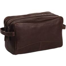 The Chesterfield Brand Brun Toilettasker The Chesterfield Brand Toiletry Bag Stefan Made of Leather Large Cosmetics Case for Men and Women for Travel, Brown, L