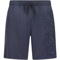 Hugo Boss Badebukser Hugo Boss Swim Shorts with Embroidered Logo - Dark Blue