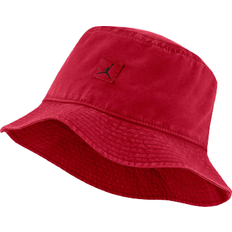 Rød Hatte Nike Jordan Jumpman Bucket Hat - Gym Red/Black