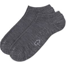 Pierre Robert Wool Low Cut Socks 2-pack - Grey