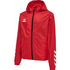 Rød - Softshell jakker Hummel Kid's Core Xk Spray Raincoat - True Red (211487-3062)
