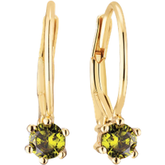 Sif Jakobs Rimini French Hook Earrings - Gold/Green