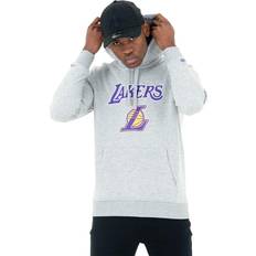 New Era Polyester Sweatere New Era Hættetrøje Lakers Gråmeleret Hættetrøje