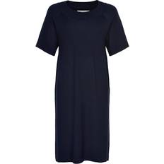 Blå - Korte kjoler - Rund hals IN FRONT Camille Knit Dress - Navy