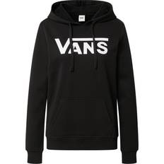Vans Overdele Vans Women's Drop V Logo Hoodie Hooded Sweatshirt, Black