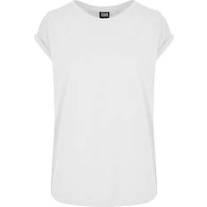 Urban Classics Dame - Grøn T-shirts & Toppe Urban Classics T-Shirt Extended Shoulder