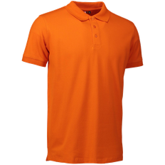 Orange Overdele Id Stretch Poloshirt