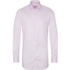 44 - Pink Overdele Eterna Slim Fit Luxury Shirt - Rosa