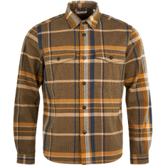 Knowledge Cotton Apparel Pine Check Overshirt - Total Eclipse