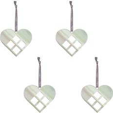 Dame - Zink Charms & Vedhæng Lykketrold Airies 4 Heart Pendant - Silver/Green