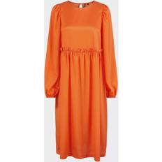 Orange Kjoler Pieces dame kjole PCDYNE Exuberance