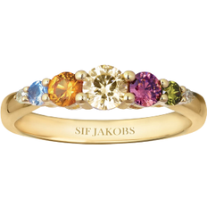 Sif Jakobs Guldbelagt Ringe Sif Jakobs Belluno Ring - Gold/Multicolour