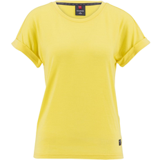 Dame - Gul - M - Merinould T-shirts Ulvang Summer Wool Sleeveless Ws- Goldfinch