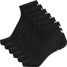 Hummel Elastan/Lycra/Spandex Undertøj Hummel Mid Cut Socks 6-pack - Black