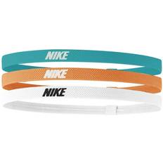 Nike Blå Hovedbeklædning Nike Elastic Hair Bands 3-pack Unisex - Green/Orange/White