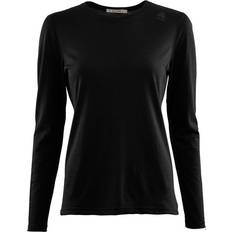 Aclima LightWool Undershirt Long Sleeve Women - Jet Black