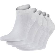 Frank Dandy Hvid Tøj Frank Dandy Bamboo Mix Ankle Socks 5-pack - White