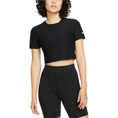 26 - Slim T-shirts Nike Air Short-Sleeve Crop Top - Black