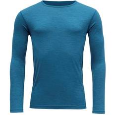 Devold 18 Tøj Devold Breeze Merino 150 Shirt Men - Blue Melange