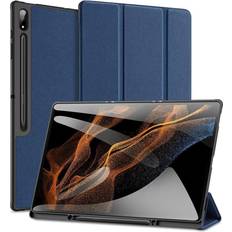 Samsung Galaxy Tab S8 Ultra Tabletcovers Dux ducis Domo for Galaxy Tab S8 Ultra Tri-Fold Folio Cover