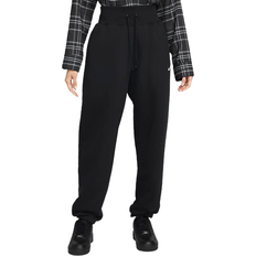 Nike 12 - Dame Bukser & Shorts Nike Sportswear Phoenix Fleece High-Rise Trousers Women's - Black/Sail
