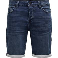 Bomuld - Herre - XL Shorts Only & Sons Life Shorts, Denim