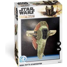 University Games Star Wars: The Mandalorian Boba Fett's Starfighter Paper Core 3D Puzzle Model