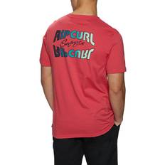 Rip Curl Kortærmet T-shirt til Mænd Revival Inverted Laksefarvet (Størrelse: XL)