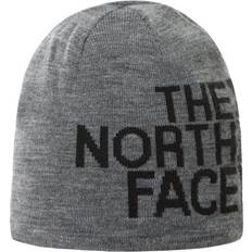 The North Face Dame Huer The North Face Reversible TNF Banner Beanie Unisex - TNF Medium Grey Heather/TNF Black