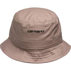 Carhartt Dame - Hvid Tilbehør Carhartt WIP Script Bucket Hat - Earthy Pink & Black