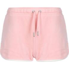 Juicy Couture Shorts Juicy Couture Contrast Stevie Velour - Pink
