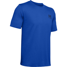 Under Armour Bomuld - Herre T-shirts Under Armour Men's Sportstyle Left Chest Short Sleeve Shirt - Versa Blue/Black